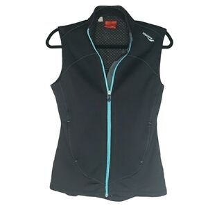 SAUCONY Sleeveless Outwear Vest Black Size S